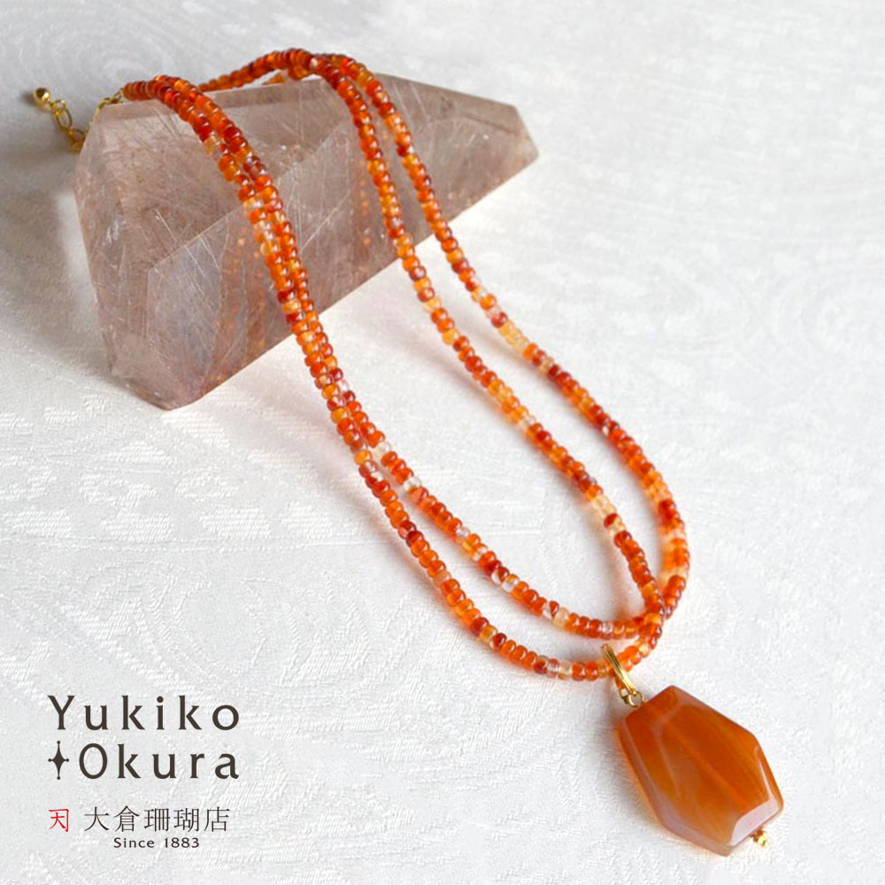 楽天市場】カーネリアン ネックレス ペンダント トップ ヘッド