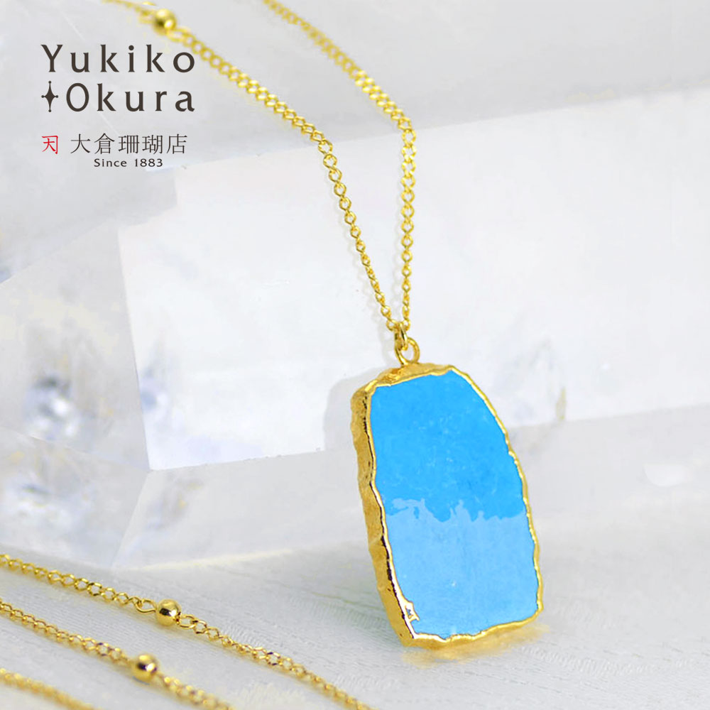 楽天市場】ターコイズ チャーム ペンダント トップ トルコ石 10金 K10