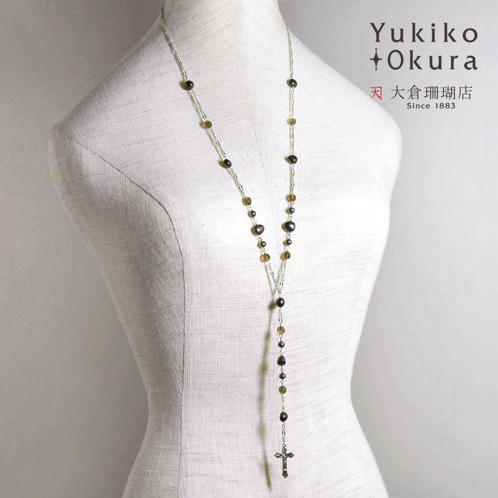 楽天市場】【全品ポイント5倍】 淡水パール ネックレス ブラック 真珠