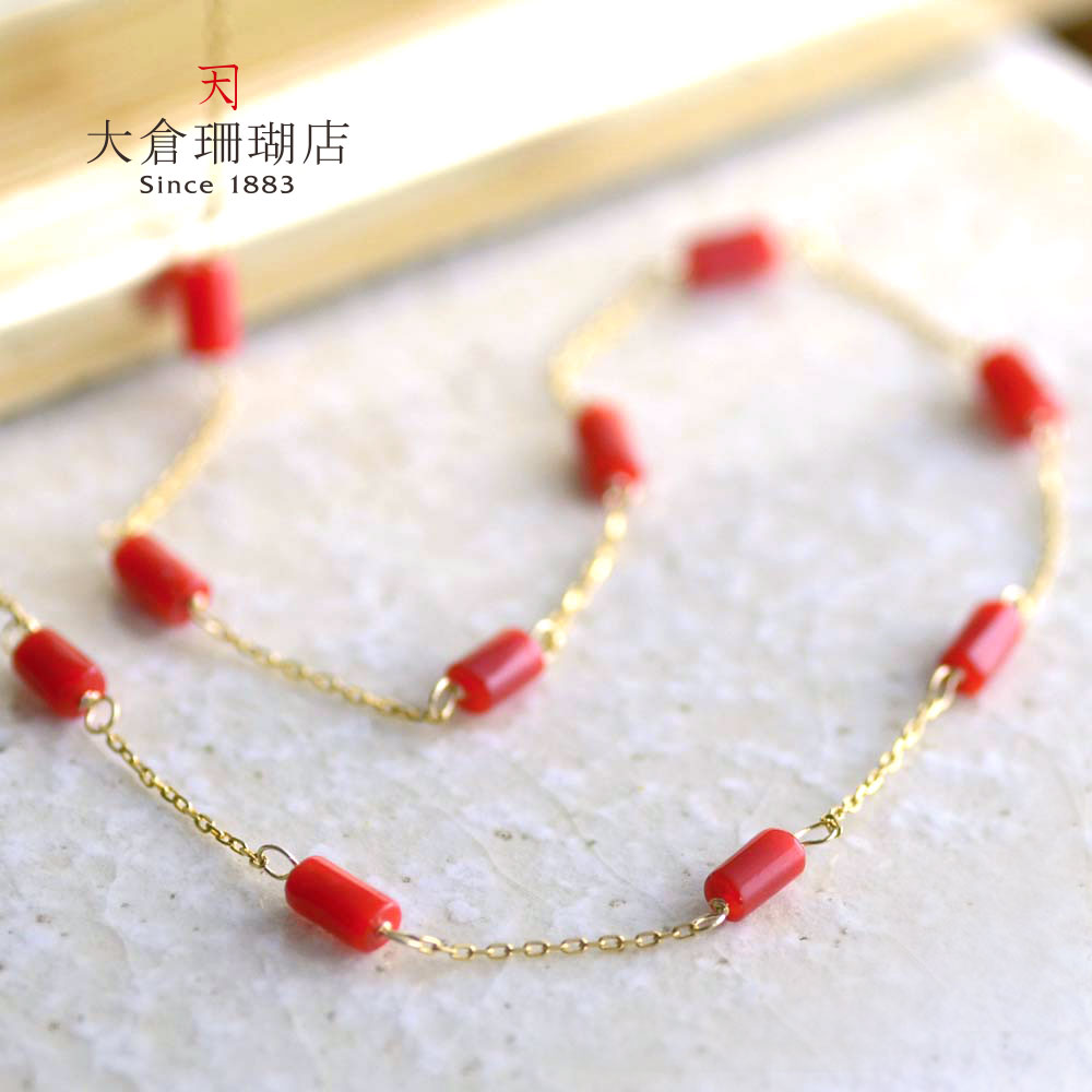 楽天市場】【全品ポイント5倍】赤珊瑚 ネックレス サンゴ さんご 14金