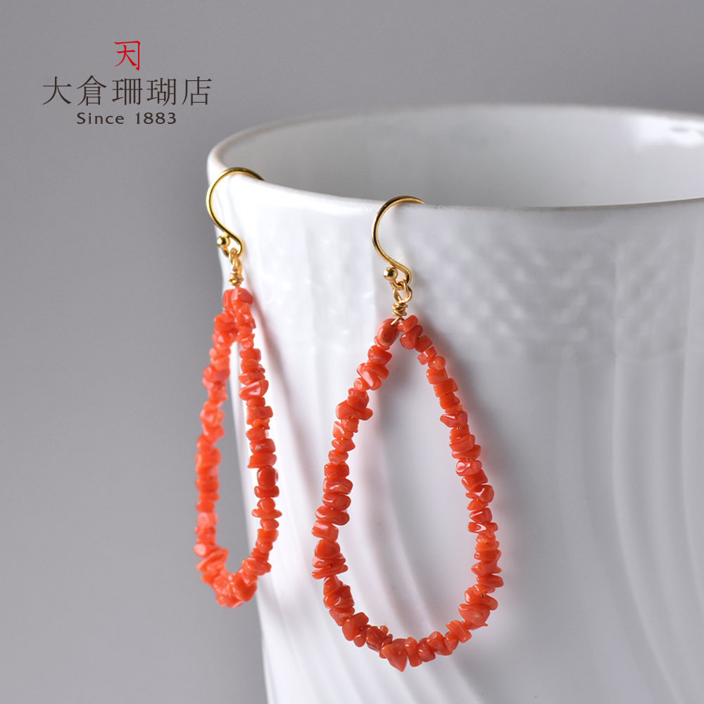 台湾サンゴネックレス 台湾／沖縄産【サンゴ ネックレス 赤】珊瑚（コーラル）鉱物 天然石