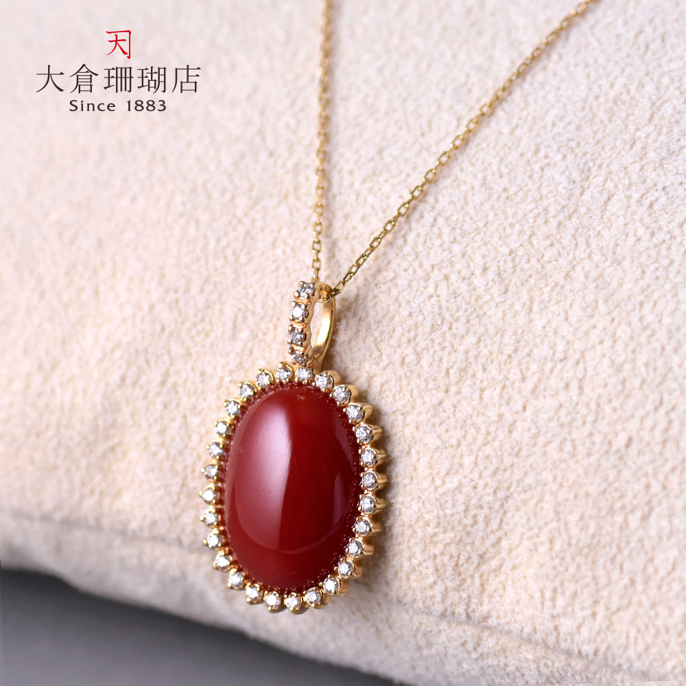 楽天市場】ミス珊瑚 ペンダント トップ ヘッド さんご サンゴ ダイヤ