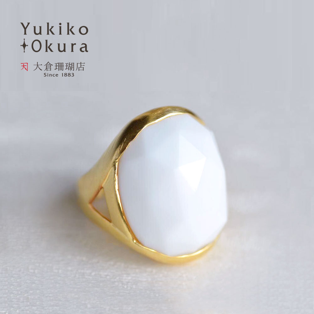 楽天市場】ホワイトラブラドライト リング シルバー SV925