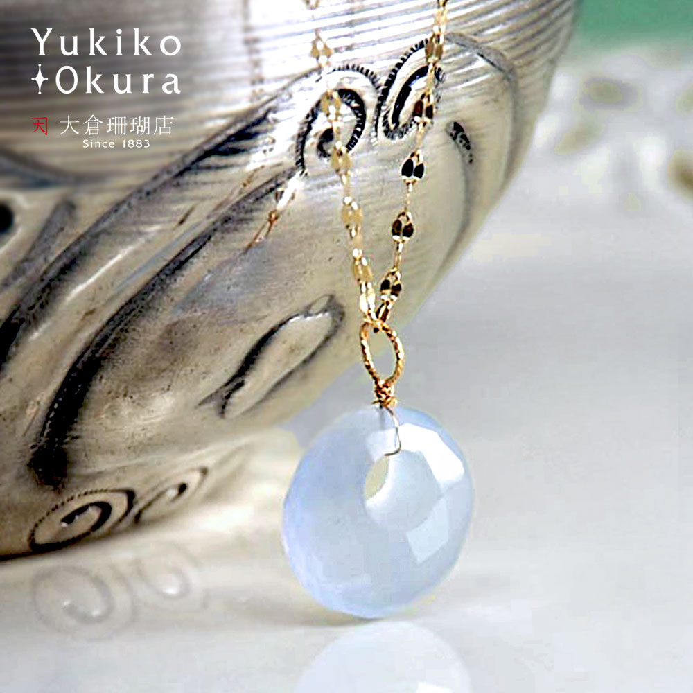 値下げしましたK18ハリックァ★ブルーカルセドニーチャーム 値下げしましたK18ハリックァ☆ブルーカルセドニーチャーム 値下げしま