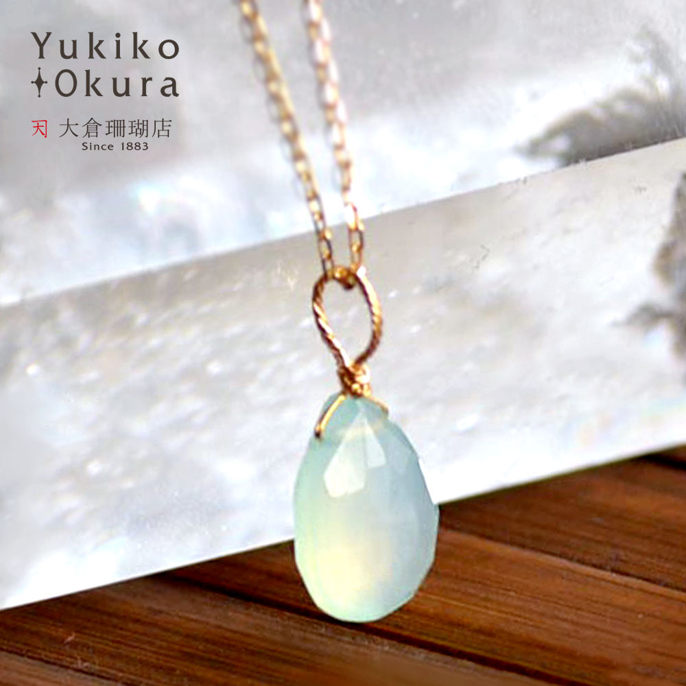 楽天市場】ブルーカルセドニー チャーム 18金 K18 青藤色 ビッグサイズ