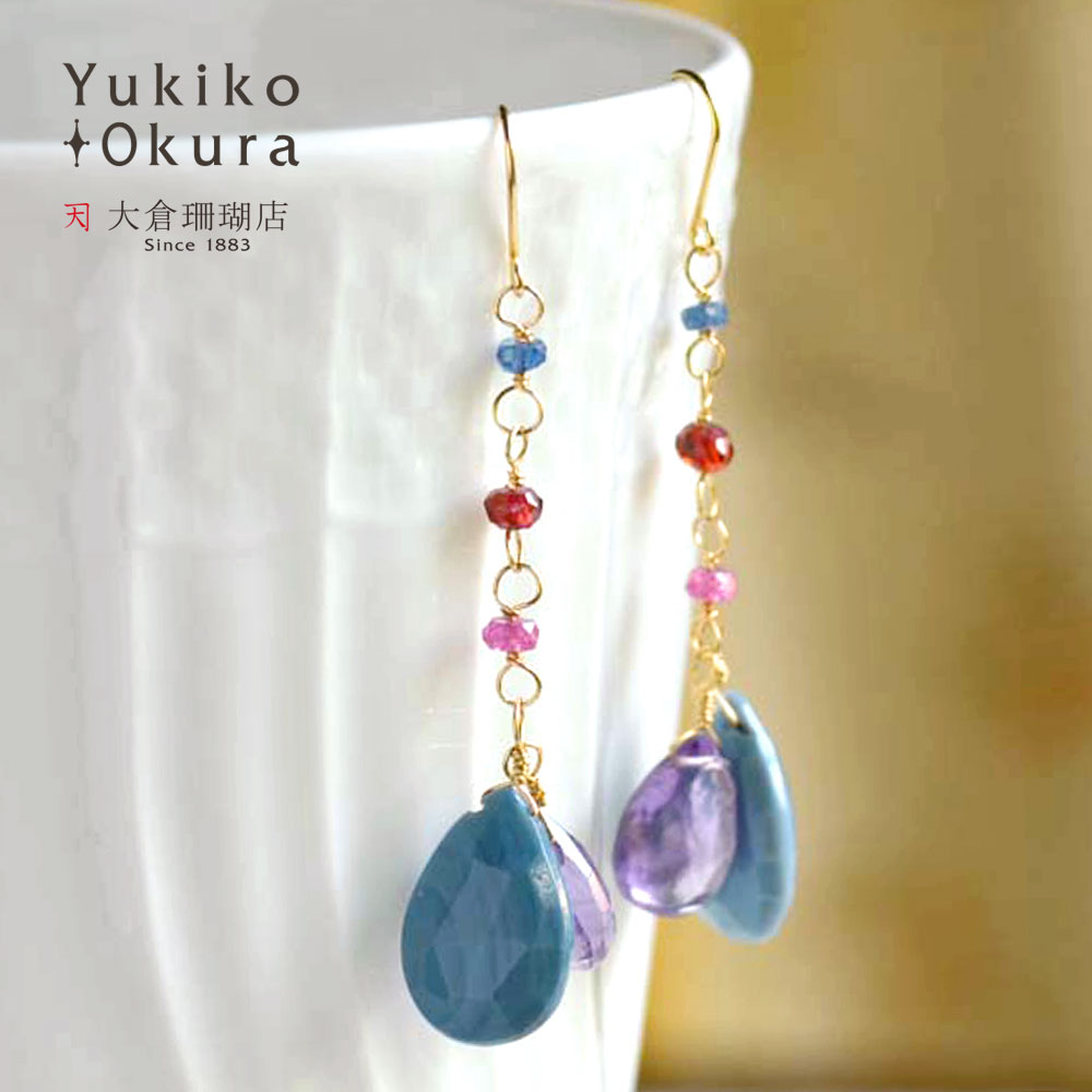 楽天市場】ピアス ラピスラズリ アメシスト タンザナイト サファイア