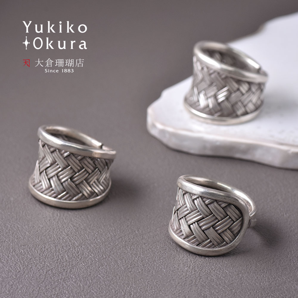 楽天市場】シルバー リング 指輪 SV925 メッシュ 編み アンティーク風