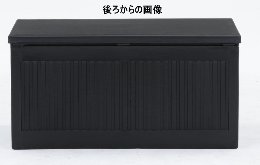 収納boxベンチ Bk 270リットル 357 椅子 スツール 天然木 小さい 収納 倉庫 ウッド ボックス ベンチ ストック ストッカー 物置 庭 物入れ おしゃれ 小型 ナチュラル ガーデニング 掃除道具 屋外 Liceochiloe Cl