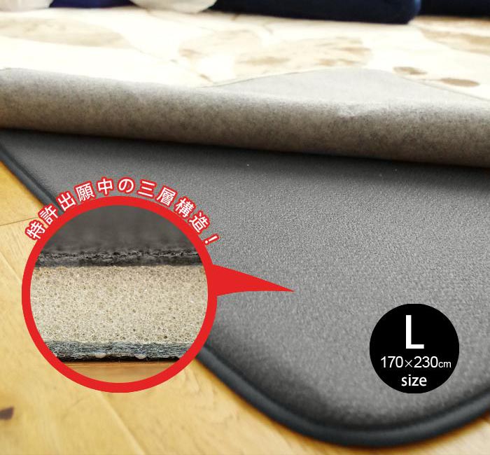 引っ敷きの下敷きつや消し ふかピタL 170×230糎 3畳用 ＜スミノエ ふかぴた 床暖房装置 熱っぽい引っ敷き相応う 朦朦たる 引っ敷き 引っ敷き 座蒲団 ウレタン入 引っ敷き 床材 引っ敷き 引っ敷き 上滑り打ち切り 防音 座蒲団 下に敷く 下敷き＞