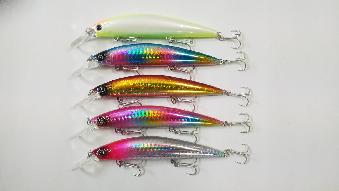 楽天市場】本流 大型トラウト シーバス用 シンキングミノー 110S