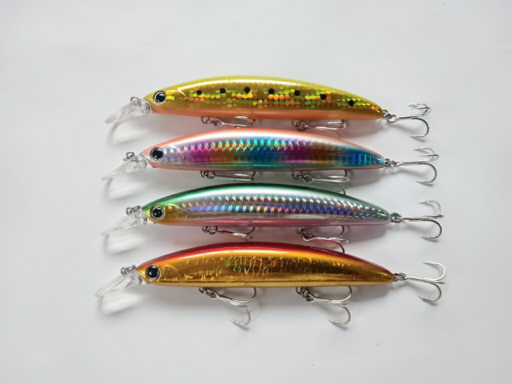 楽天市場】本流 大型トラウト シーバス用 シンキングミノー 110S