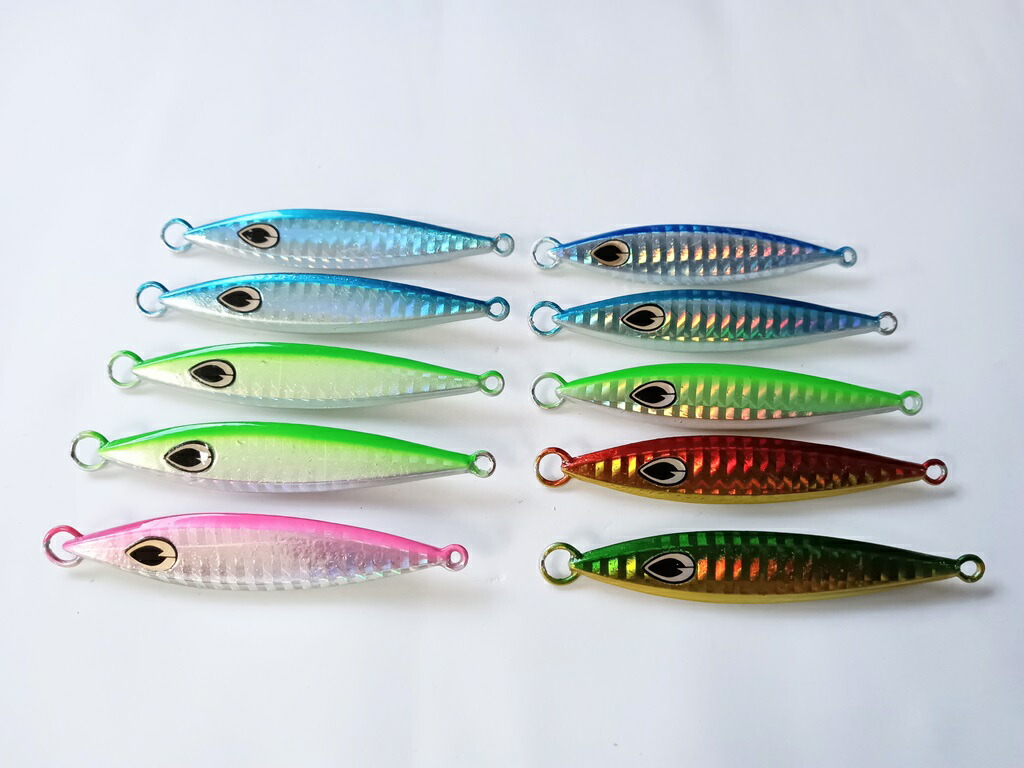 楽天市場】後方重心 遠投 メタルジグ 20g セット ジギング ジグ メタル