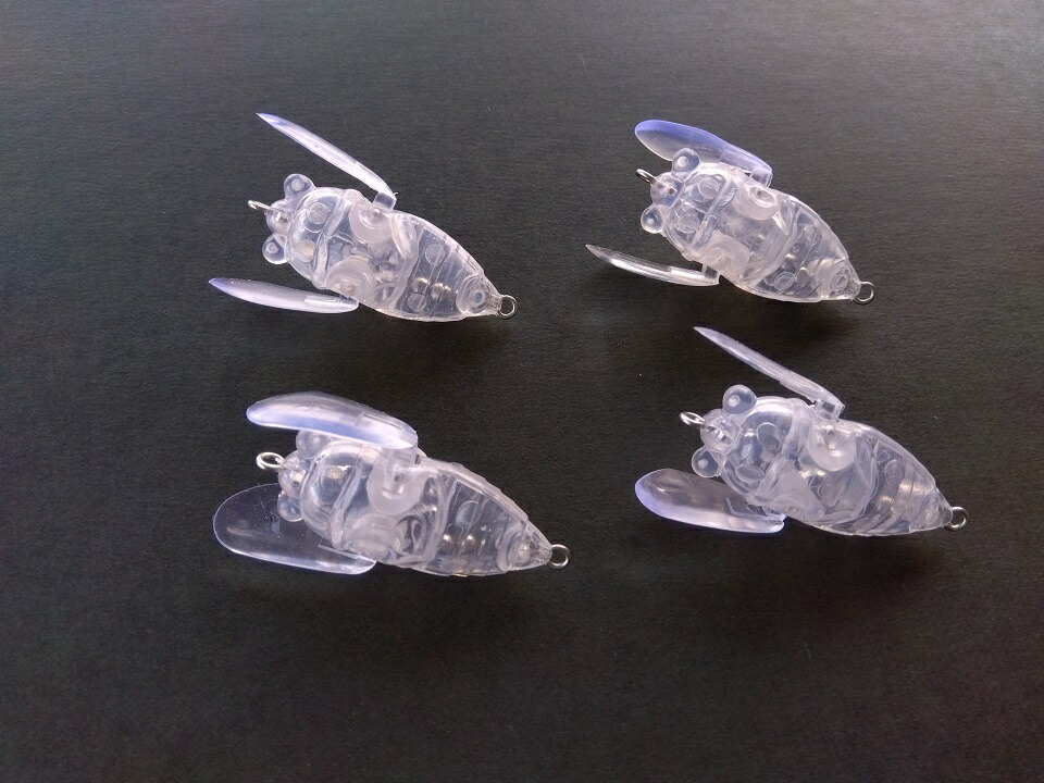 楽天市場】セミ ルアー トップウォーター 6g 4cm 4色 セット エリア