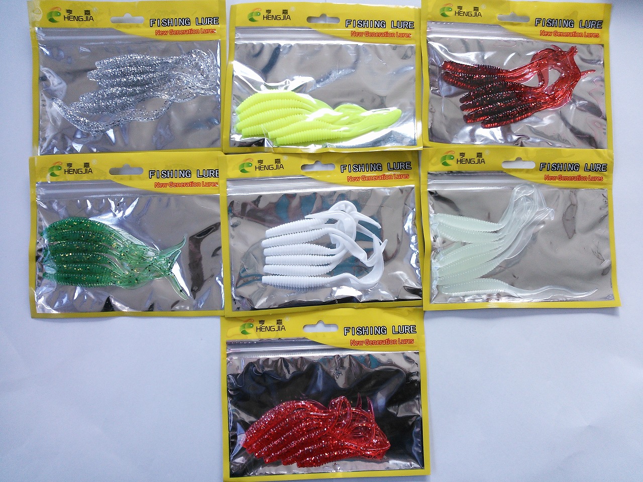 楽天市場 カーリーテール 約12cm 42本 セット 7色 ひらひら バス釣り シーバス フラットフィッシュ 根魚 ロックフィッシュ 青物 ストレート つり具の雪見堂 楽天市場店