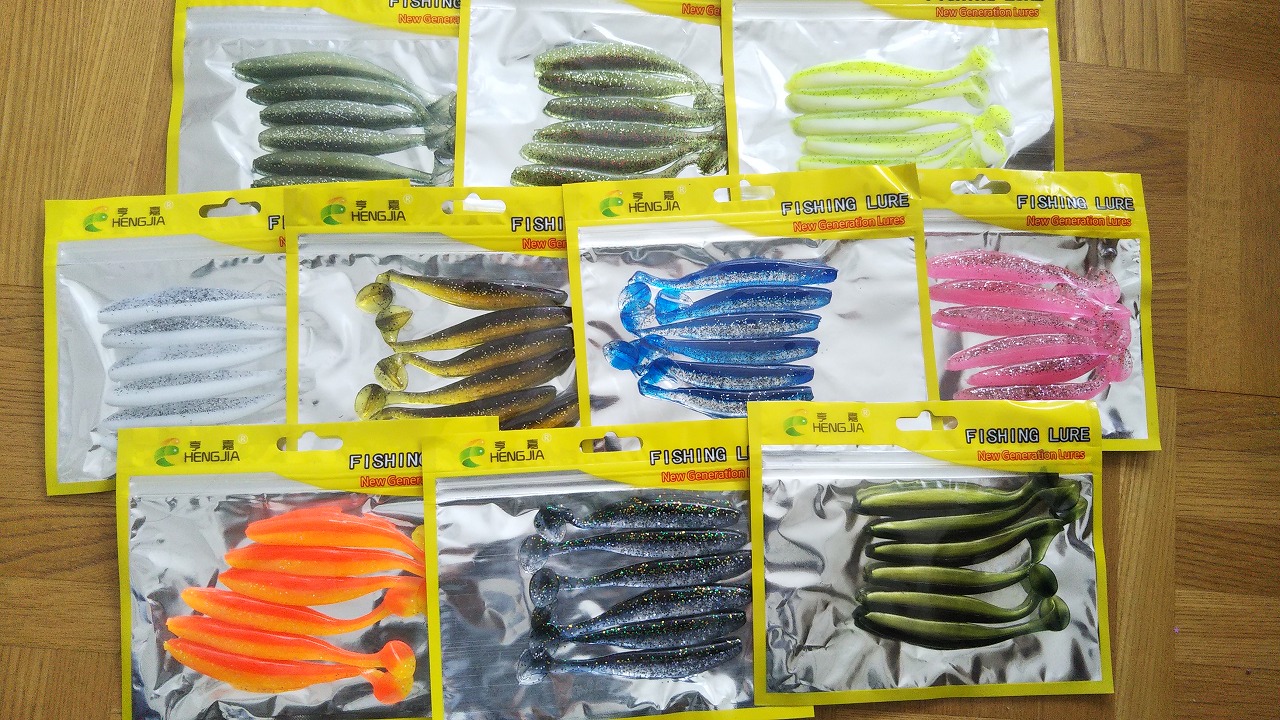 楽天市場 やわらか素材 シャッドテール ワーム 9cm 4 2g 60本セット 10色 根魚 ロックフィッシュ ブラックバス ヒラメ マゴチ L645 つり具の雪見堂 楽天市場店