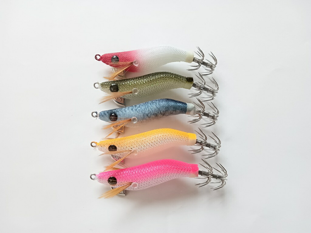 楽天市場】やわらかい スッテ ぷよぷよ触感 1.5号 小イカ セット