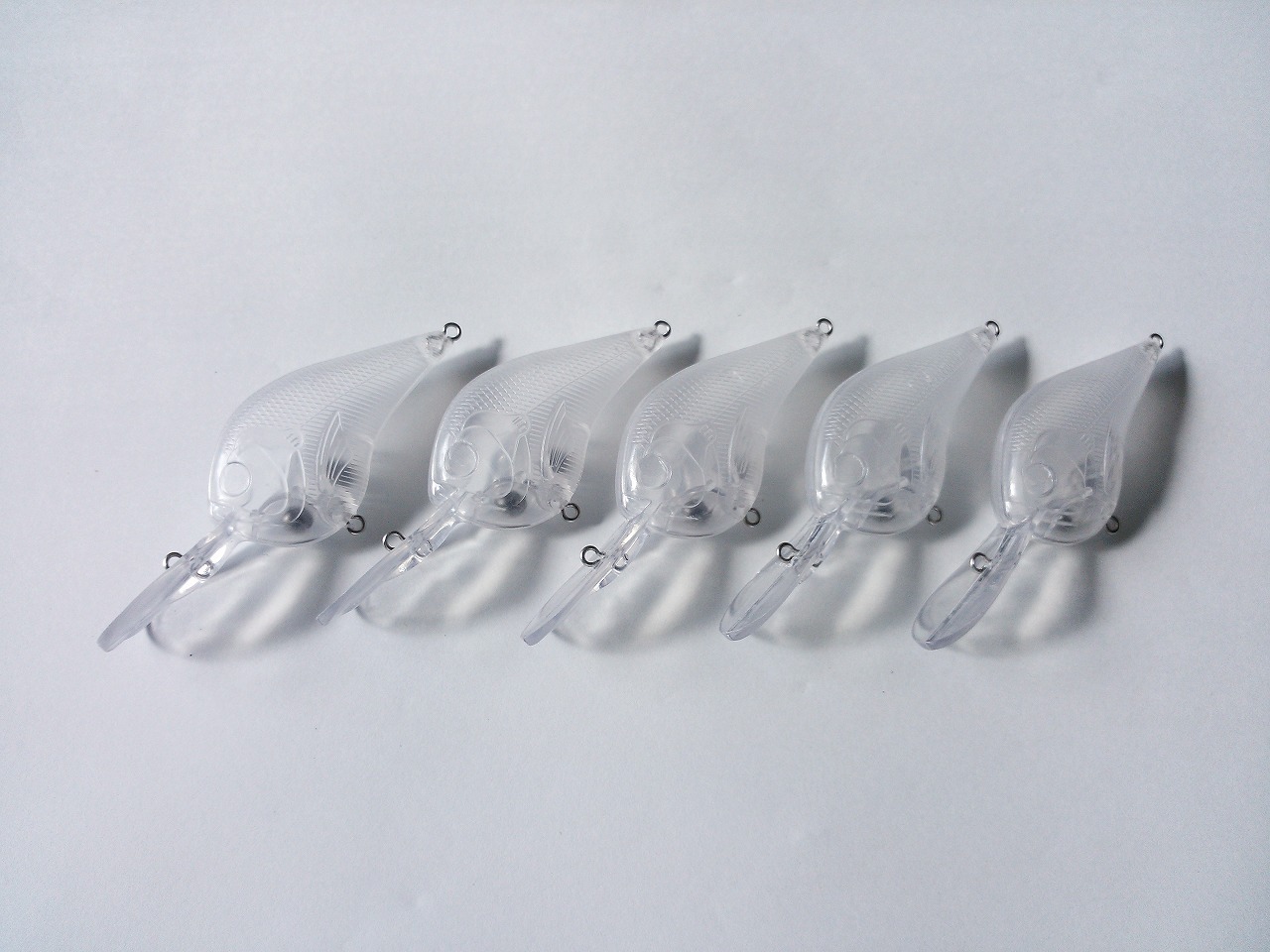 楽天市場 未塗装 クランクベイト リップ長め 5個 セット 9 5cm 9g ブラックバス バス釣り ライギョ ナマズ ニジマス 湖 管理釣り場 エリア フィッシング つり具の雪見堂 楽天市場店