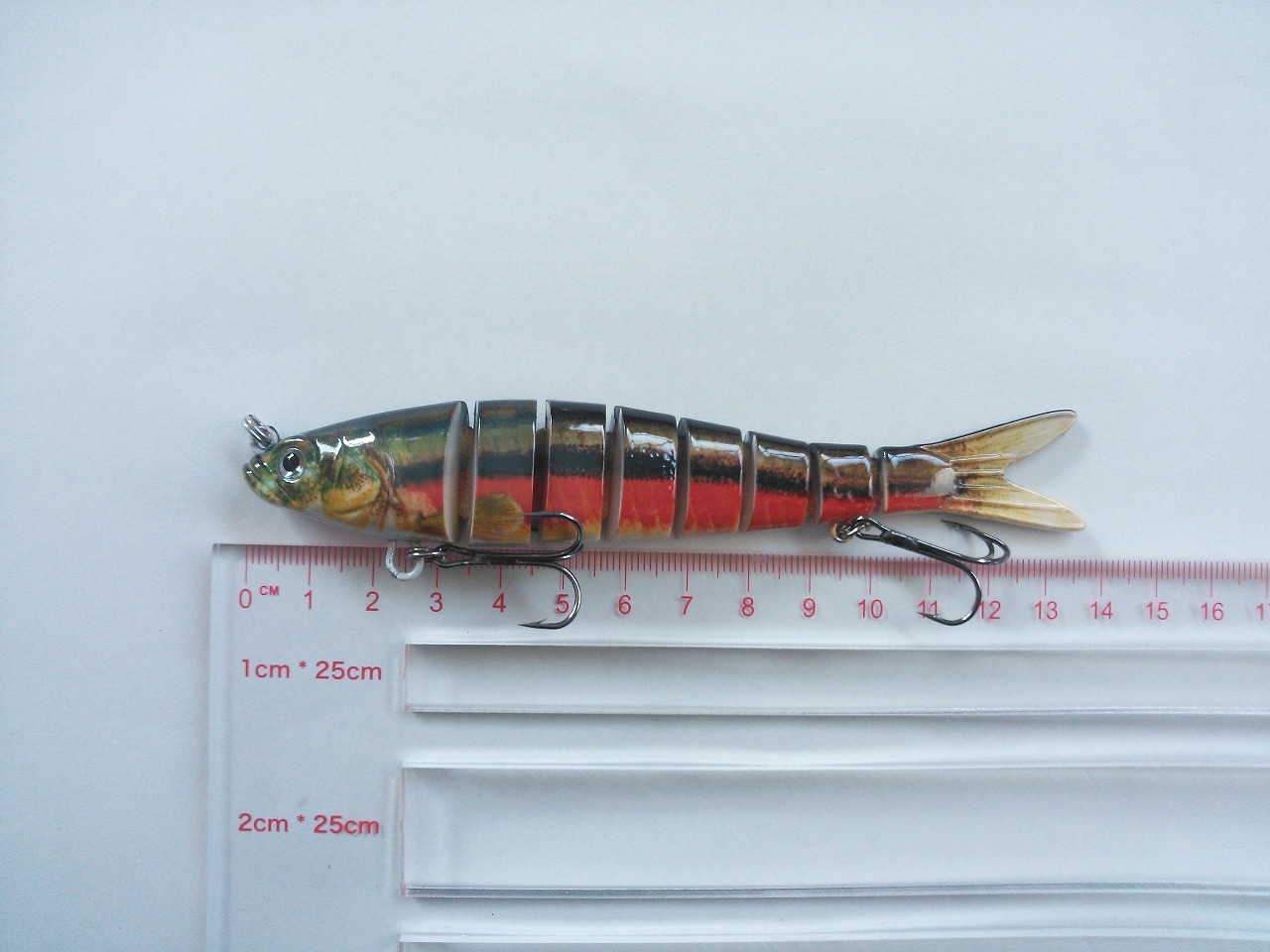 楽天市場 トラウト系 ジョイントルアー ぐにゃぐにゃと生命感のある動き 13 7cm 27g 3色セット リアルな魚のデザイン ウグイ ニジマス L1100 つり具の雪見堂 楽天市場店