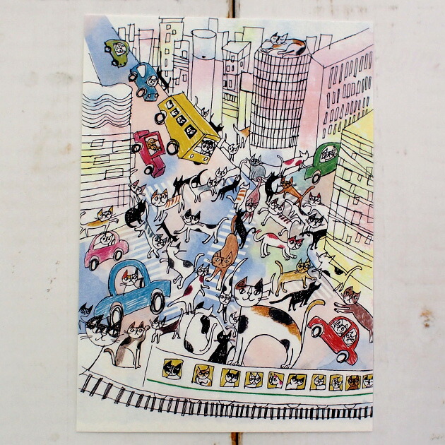 100 品質保証 ポストカード イラスト おかべてつろう Thank You 感謝の言葉つたえます Act C Shipsctc Org