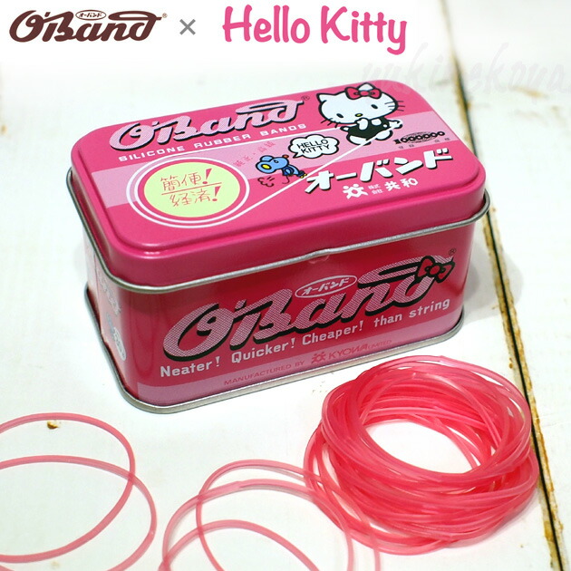 楽天市場 猫の輪ゴム オーバンド ハローキティ缶 ピンク シリコーンゴム Hello Kitty 猫雑貨 猫グッズ ネコ雑貨 ねこ柄 キャット Ec 雪猫屋 楽天市場店