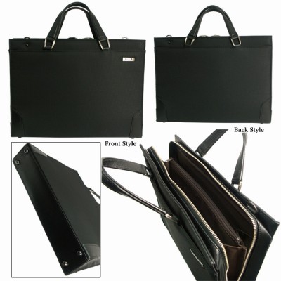 アイエスプラス ドビーナイロン×レザー カバン 送料無料 通勤バッグ メンズ プレゼント ブリーフケース bag 日本製 ショルダーバッグ ショルダー付 is・+ ナイロン 2WAY A4 【20周年記念クーポン配布中!】 鞄 かばん ビジネスバッグ 父の日 メンズバッグ