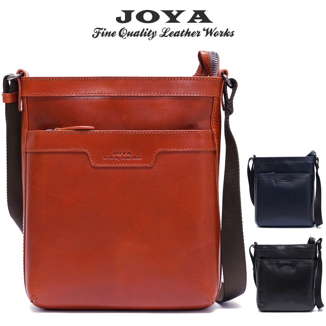 【P15倍＆最大5000円オフクーポン配布中】JOYA ジョヤ ショルダーバッグ ミニショルダー メンズ 革 ブランド 本革 ベジタブルタンニンレザー バングラデシュ 斜めがけ バッグ 肩掛け 本革 レザー 軽量 メンズ バッグ 小さめ 海外旅行バッグ J4210
