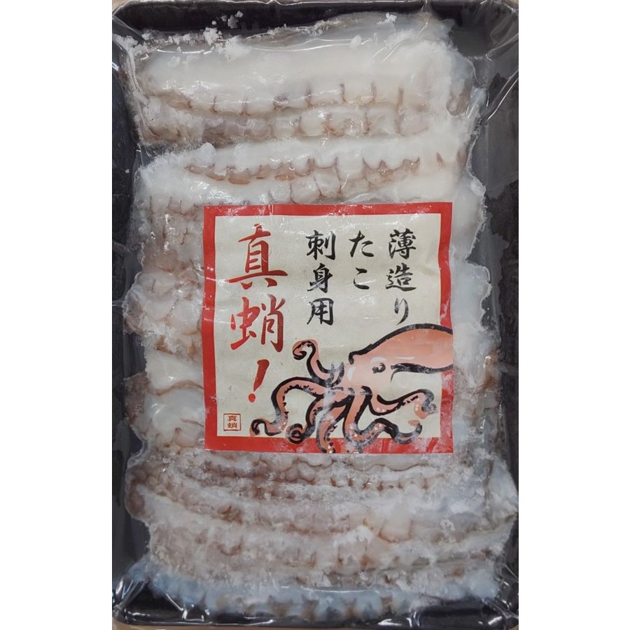 刺身用たこ薄造り　300ｇ（枚約10ｇ）×20Ｐ（Ｐ1280円税別）　業務用　ヤヨイ