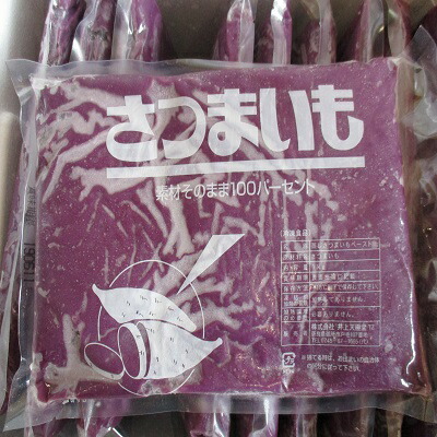 井上　紫芋（むらさき芋）ペースト　1ｋｇx10Ｐ（Ｐ2400円税別）業務用　ヤヨイ