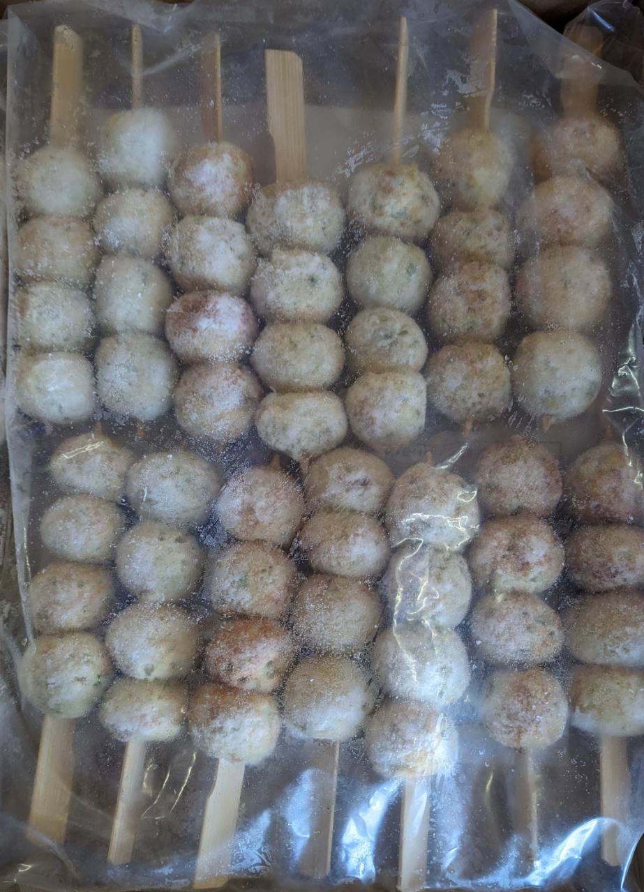 ケーオーのたこ焼き串　1120ｇ（80ｇ×14本）×12P（P1,442円税別）冷凍　業務用　ヤヨイ