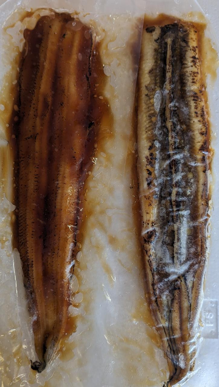 脂のりバッチリ　金とろ穴子蒲焼　120ｇ真空×80本（本610円税別）白焼きも記載中　冷凍　ヤヨイ　業務用