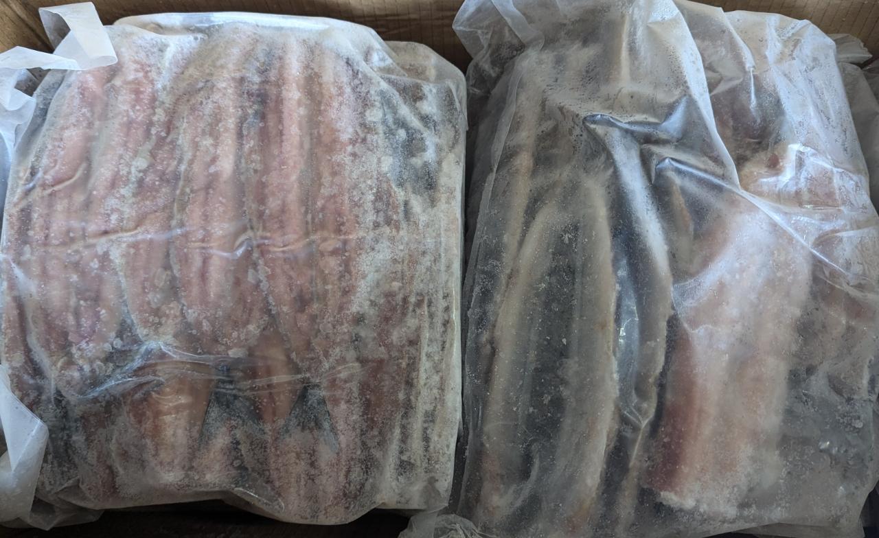 頭無し　さんま開き　2Kg（40ｇ×50枚）×6Ｐ（Ｐ4,300円税別） 秋刀魚　業務用　ヤヨイ