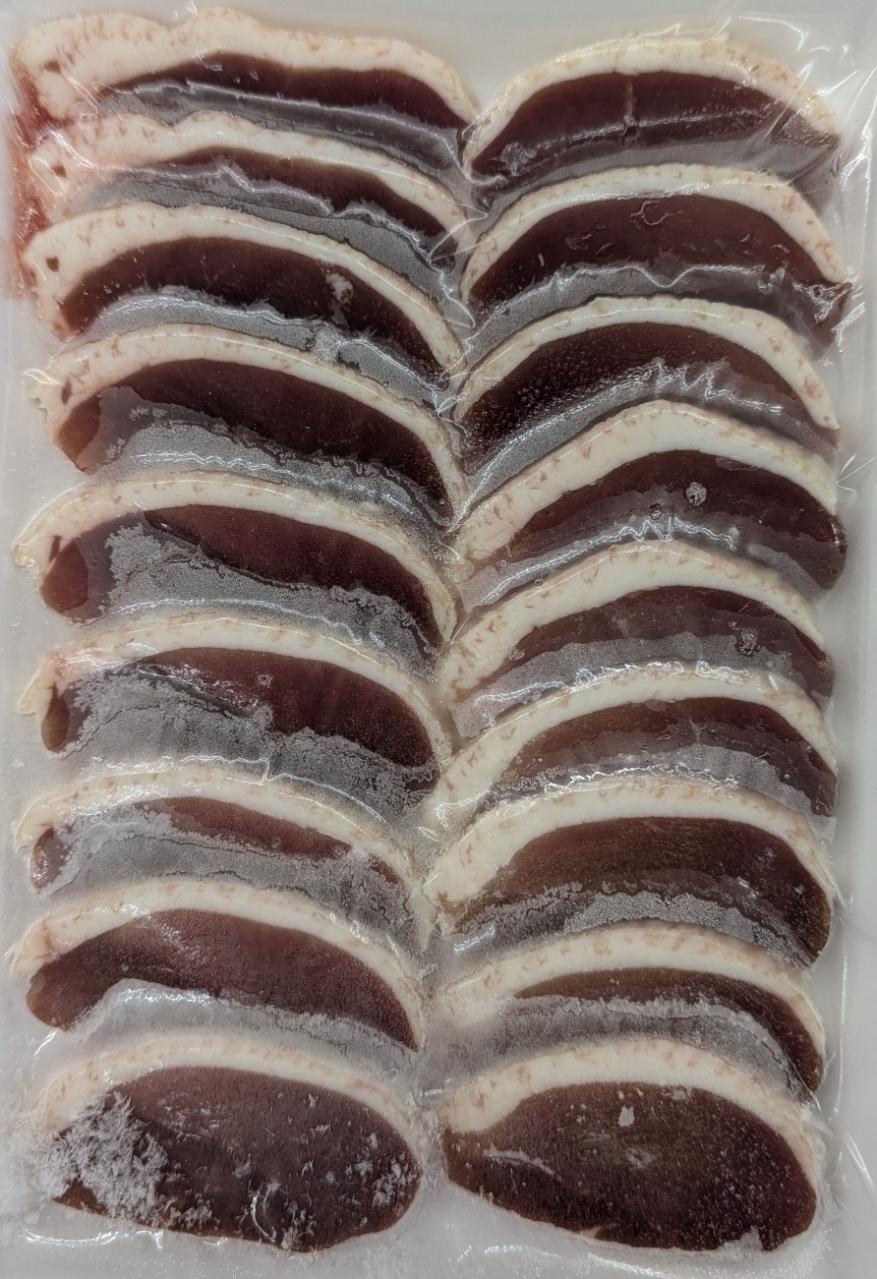 マレーシア産　紅茶鴨スライス　6ｍｍ　200ｇ（18-22枚）×35P（P760円税別）　冷凍　業務用　ヤヨイ