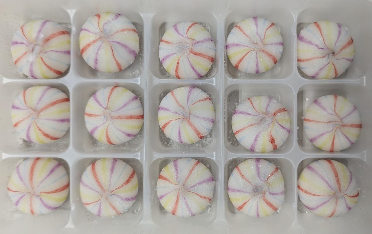 冷凍和菓子　花餅　手まり　小　15個 ×30P （Ｐ700円税別）　業務用　ヤヨイ