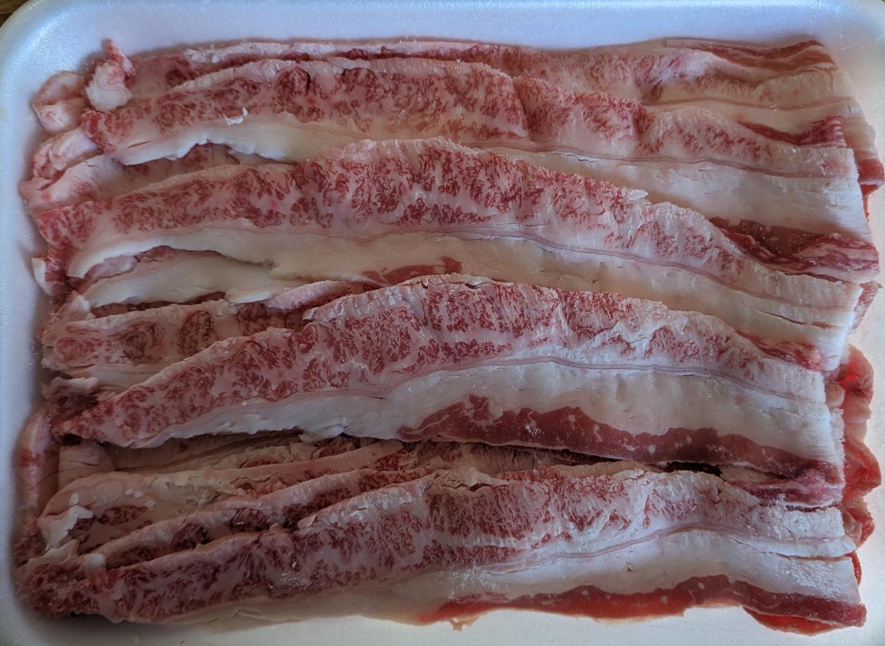 黒毛和牛　A5　飛騨牛バラ　2ｍｍスライス　1Kg×15P（P3,500円税別） 厚さ指定可能　冷凍　ヤヨイ　業務用
