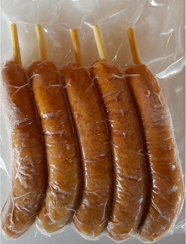 名古屋コーチン　フランク　ソーセージ　400ｇ（80g×5本）×24P（P1030円税別）業務用　ヤヨイ
