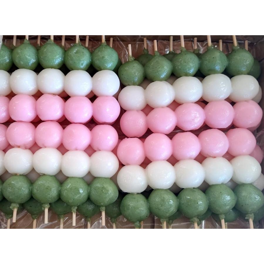 和生菓子　花見だんご　三色団子　160本（本約50ｇ）本68円税別　冷凍　業務用　ヤヨイ