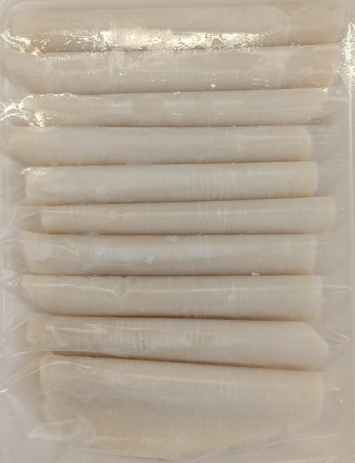 北海道産　するめいかそうめん（生食用）10柵×16P（P2,600円税別）冷凍　業務用　ヤヨイ