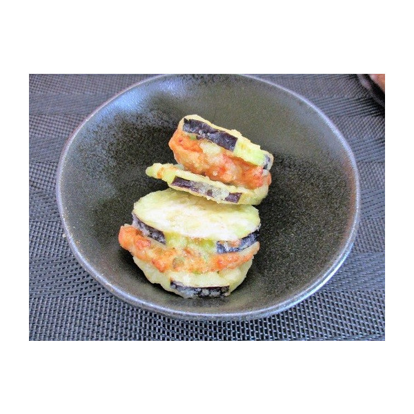 海鮮茄子はさみ揚げ　約1kg（50個入り）×12P（P1,670円税別）業務用　ヤヨイ