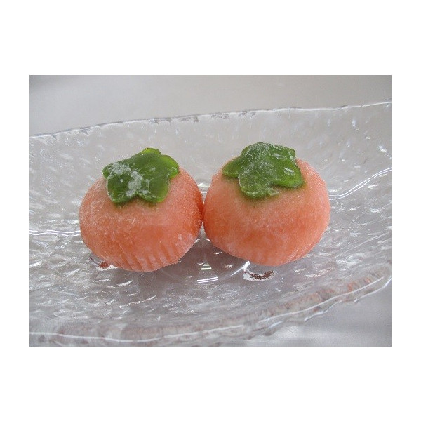 生和菓子　ミニ柿もち（ヘタも召し上がれます）羊羹　20個×28P（P630円税別）冷凍　業務用　ヤヨイ 14,669円