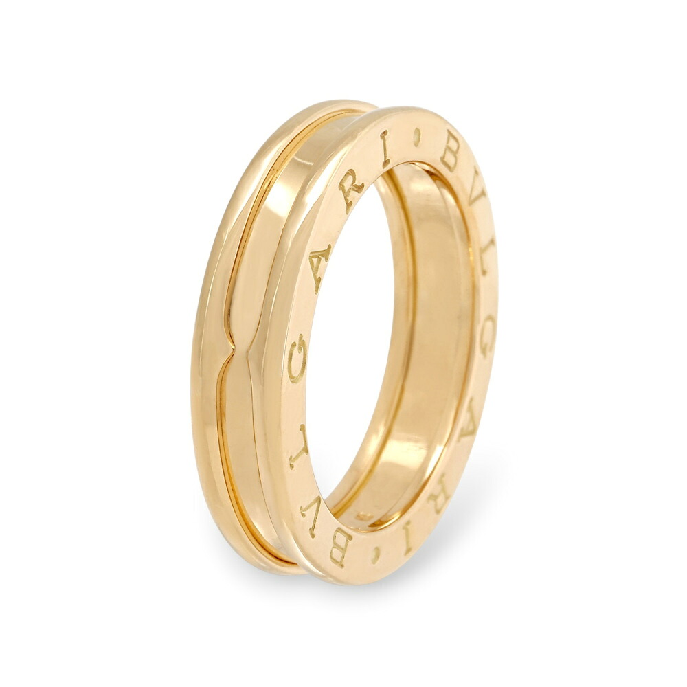 ブルガリ ビー・ゼロワン K18イエローゴールド リング 中古 BVLGARI 指輪 Ring 18金 18K YG USED 中古品 ブランド品 美品 送料無料 ラッピング無料｜ジェムキャッスルゆきざきLadies