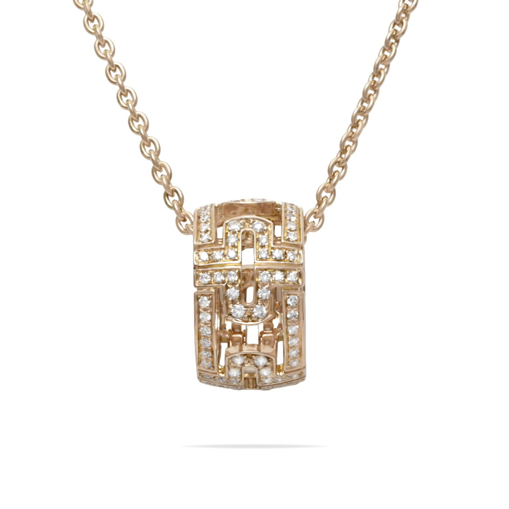 ブルガリ パレンテシ K18ピンクゴールド ネックレス 中古 BVLGARI ペンダント Necklace チェーン 18金 18K PG USED 中古品 ブランド品 美品 送料無料 ラッピング無料 Pendant|ジェムキャッスルゆきざきLadies