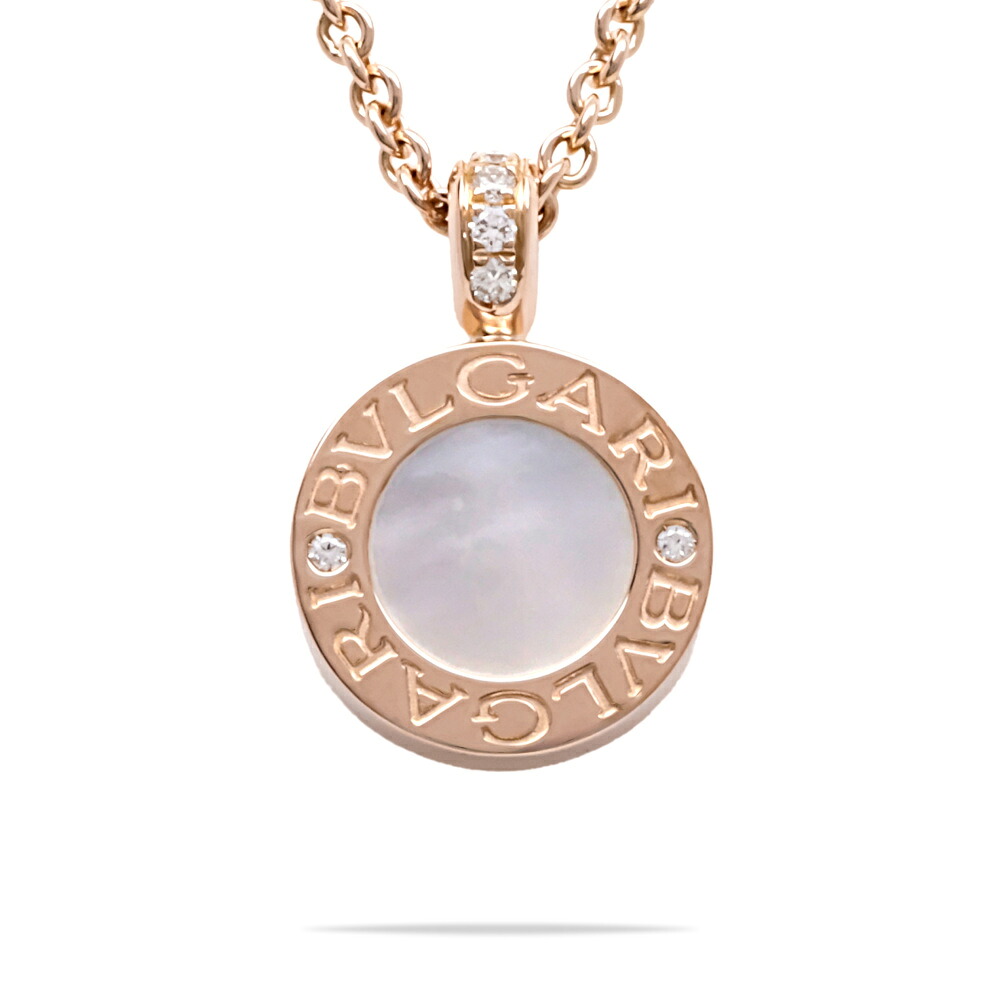 ブルガリ ブルガリブルガリ K18ピンクゴールド ネックレス 中古 BVLGARI ペンダント Necklace チェーン 18金 18K PG USED 中古品 ブランド品 美品 送料無料 ラッピング無料 Pendant｜ジェムキャッスルゆきざきLadies