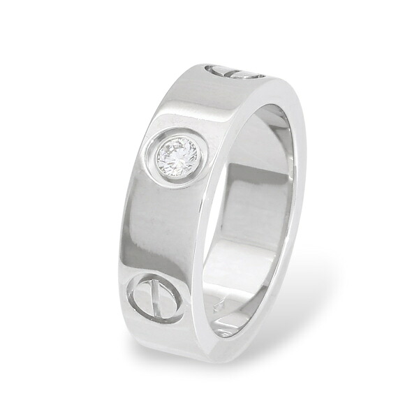 カルティエ ラブ PT950 リング 中古 Cartier 指輪 Ring ring Pt900 プラチナ USED 中古品 ブランド品 美品 送料無料 ラッピング無料 ギフト|ジェムキャッスルゆきざきLadies