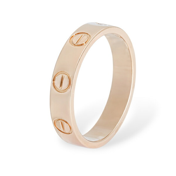 カルティエ ラブ スモールモデル K18ピンクゴールド リング 中古 Cartier 指輪 Ring ring 18金 18K PG USED 中古品 ブランド品 美品 送料無料 ラッピング無料 ギフト|ジェムキャッスルゆきざきLadies