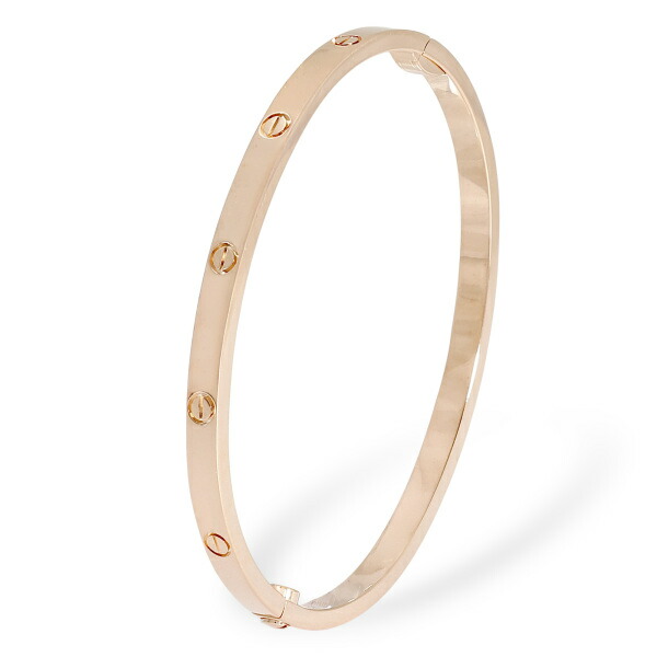 ＼7月20日限定ポイント2倍／ カルティエ ラブ スモールモデル K18ピンクゴールド ブレスレット 中古 Cartier バングル Bracelet 18金 18K PG USED 中古品 ブランド品 美品 送料無料 ラッピング無料 Bangle｜ジェムキャッスルゆきざきLadies