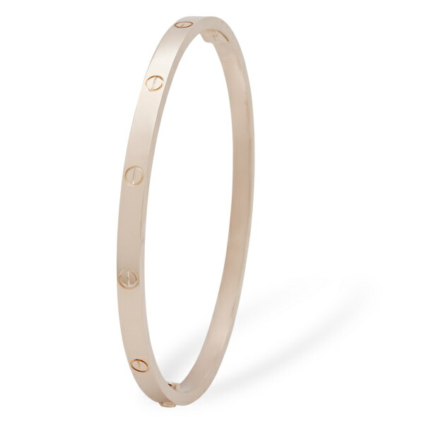 ＼7月20日限定ポイント2倍／ カルティエ ラブ スモールモデル K18ピンクゴールド ブレスレット 中古 Cartier バングル Bracelet 18金 18K PG USED 中古品 ブランド品 美品 送料無料 ラッピング無料 Bangle｜ジェムキャッスルゆきざきLadies