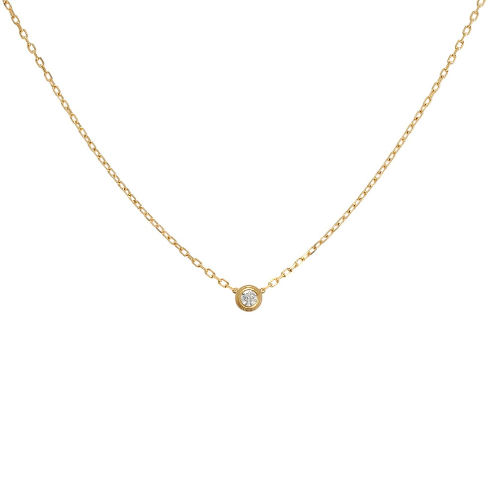 カルティエ ダムール(ディアマン レジェ) SM K18イエローゴールド ネックレス 中古 Cartier ペンダント Necklace チェーン 18金 18K YG USED 中古品 ブランド品 美品 送料無料 ラッピング無料 Pendant|ジェムキャッスルゆきざきLadies