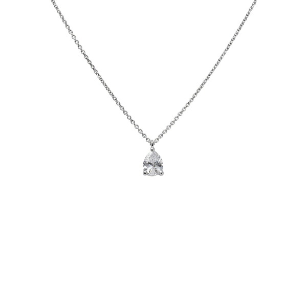 グラフ ソリテール K18WG ホワイトゴールド PT プラチナ ネックレス 中古 GRAFF ペンダント Necklace チェーン Pt 18金 18K USED 中古品 ブランド品 美品 Pendant 送料無料 ラッピング無料｜ジェムキャッスルゆきざきLadies