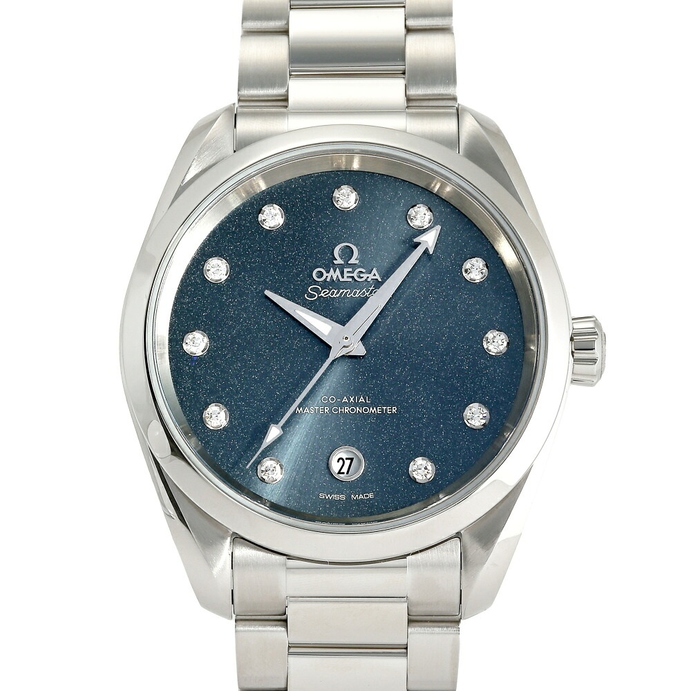 オメガ OMEGA シーマスター アクアテラ 150M コーアクシャル マスター クロノメーター 220.10.38.20.53.001 ブルー文字盤 新品 腕時計 男女兼用 ウォッチ Watch 送料無料 ラッピング無料|ジェムキャッスルゆきざきLadies
