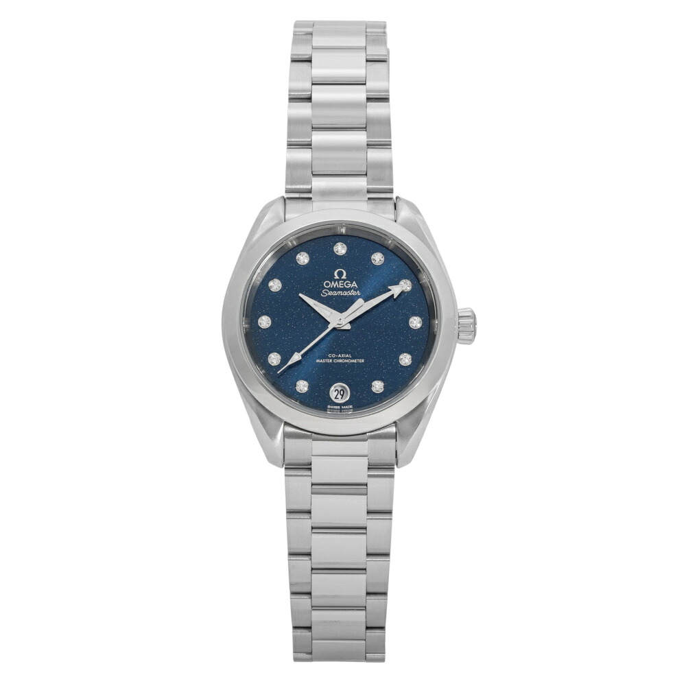 オメガ OMEGA シーマスター アクアテラ 150M 220.10.34.20.53.001 ブルー文字盤 新品 腕時計 レディース ウォッチ Watch 送料無料 ラッピング無料｜ジェムキャッスルゆきざきLadies